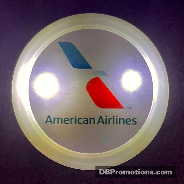 American Airlines Light Up Coin